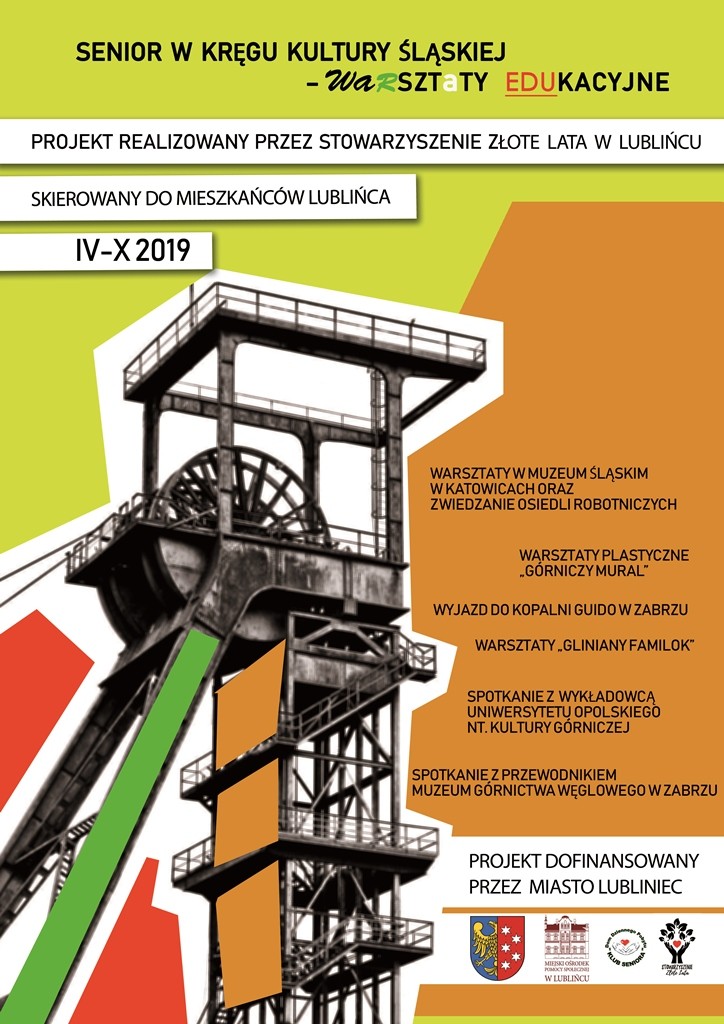2019 "Senior w kręgu kultury śląskiej – warsztaty edukacyjne”